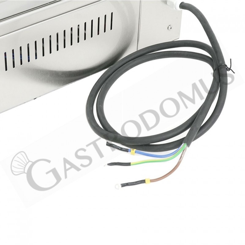 Detalle del cable de alimentación eléctrica