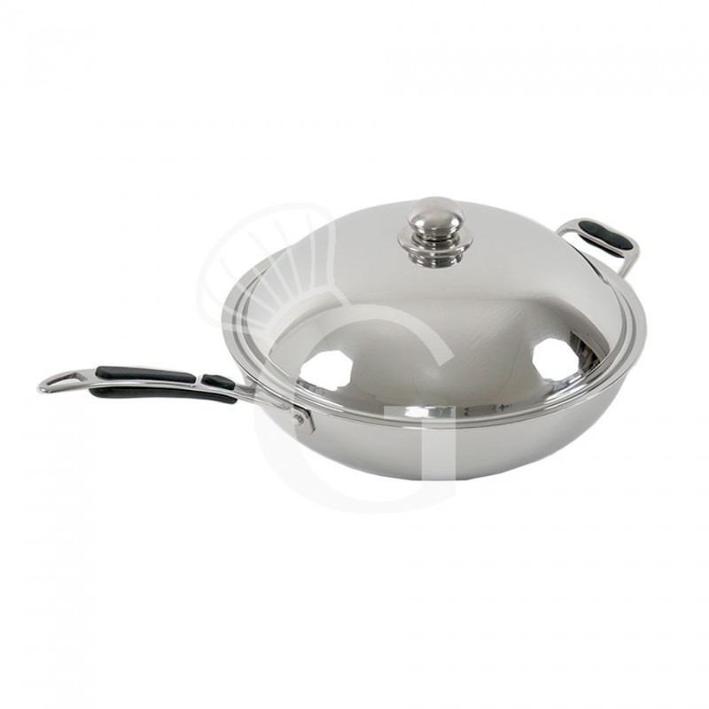 Sartén Wok diámetro 360 m x A 100 mm con tapa