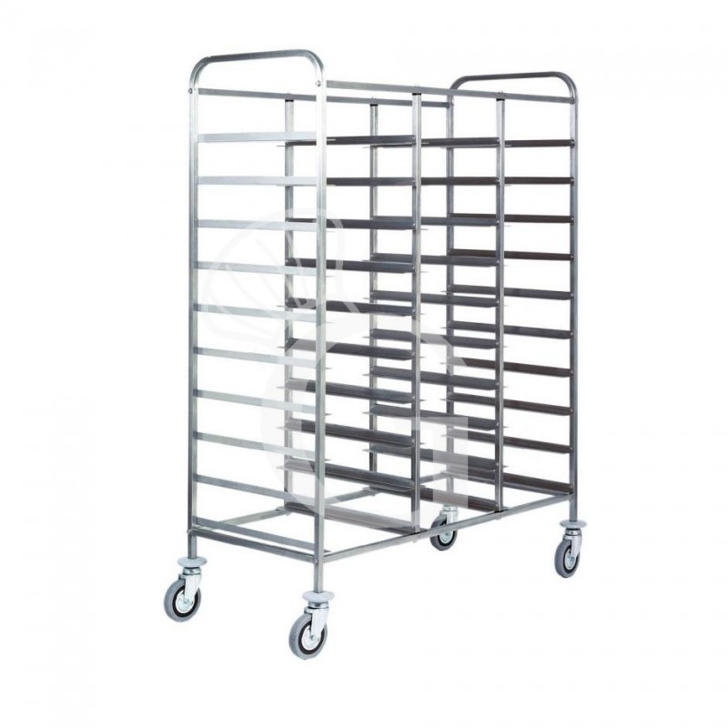 Carro para bandejas de autoservicio para 33 bandejas GN1/1 - L 1175 mm x P 620 mm x A 1525 mm