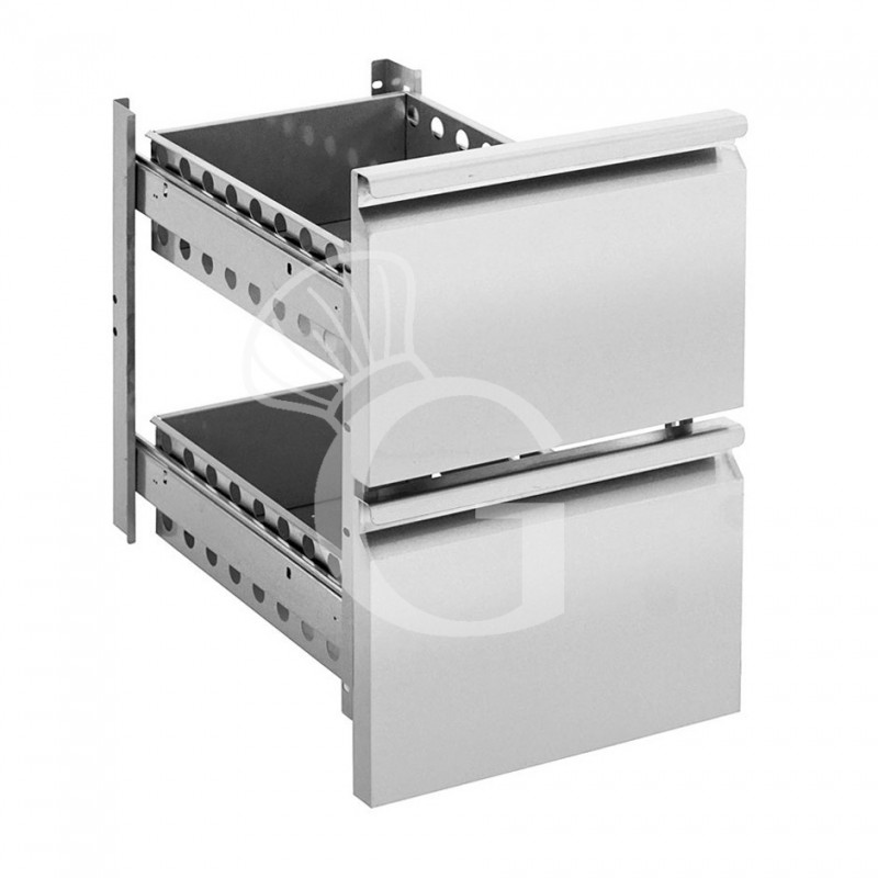 Set de 2 cajones para mesa refrigerada