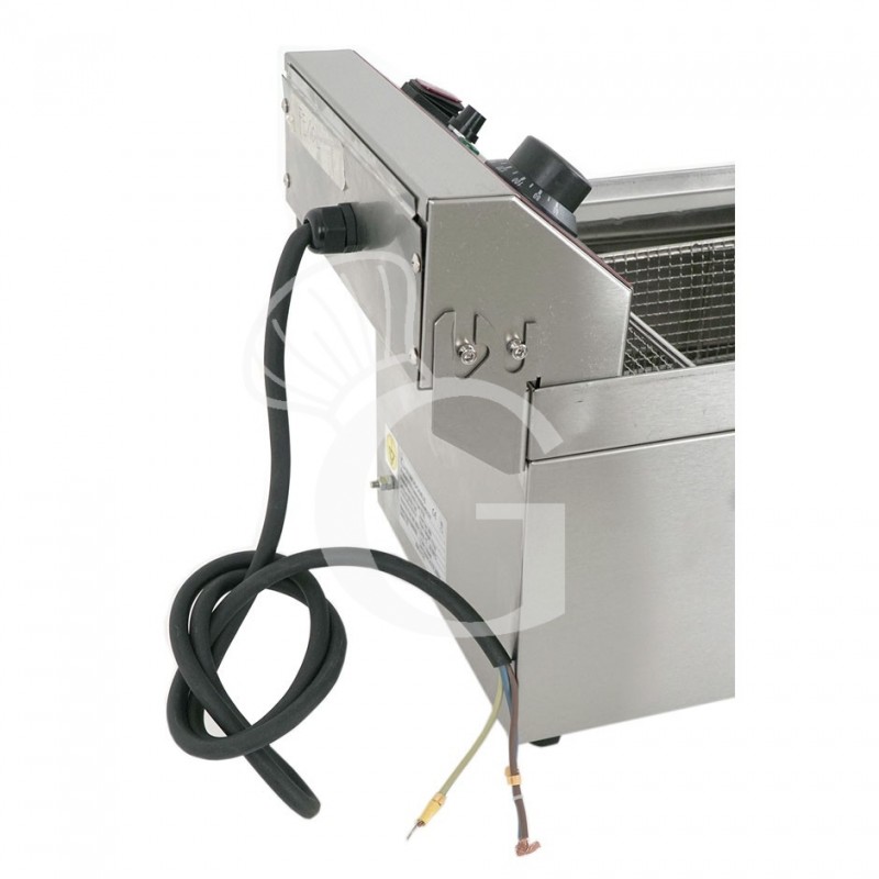 Freidora para bar eléctrica de sobremesa - 1 cuba - capacidad 10 LT - 3 kW