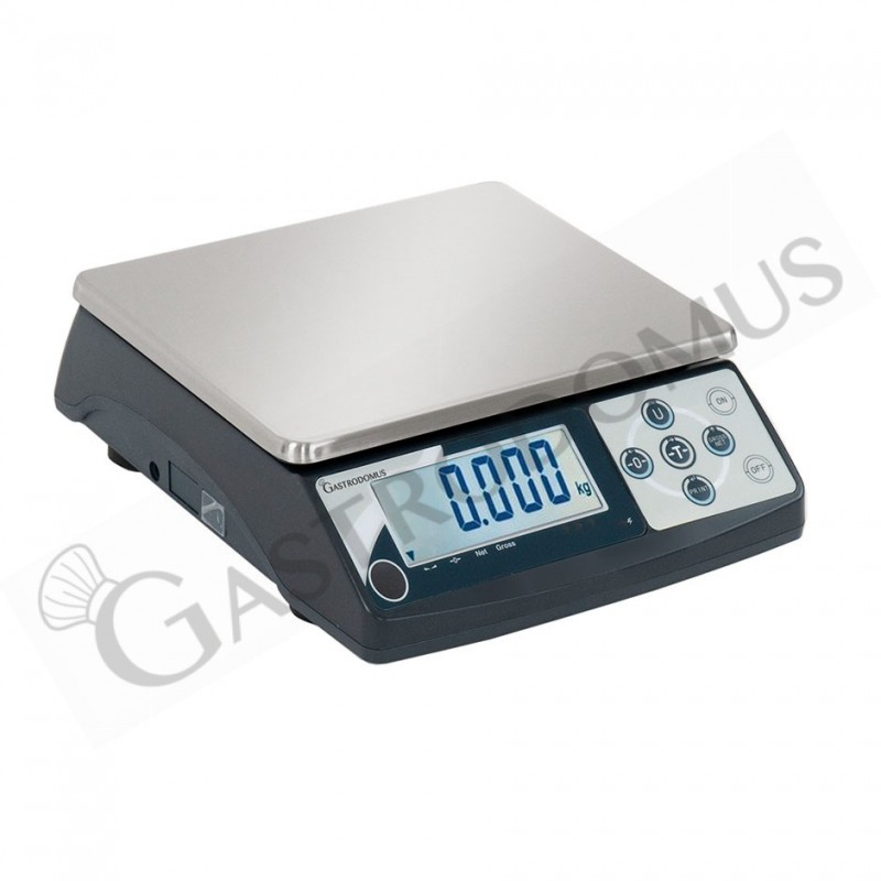 Balanza de control en ABS con capacidad de 0,6 kg y precisión de 0,1 g L 245 mm x P 310 mm x A 95 mm