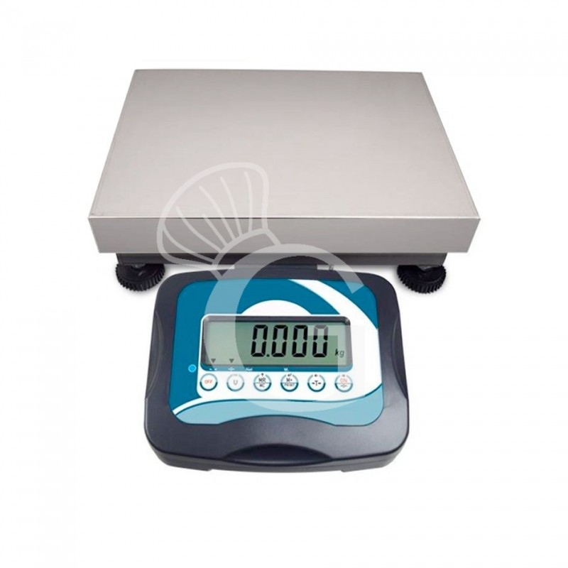 Báscula con capacidad para 30 kg y precisión de 5 g L 400 mm x P 500 mm x A 120 mm Báscula con capacidad para 30 kg y precisión de 5 g L 400 mm x P 500 mm x A 120 mm