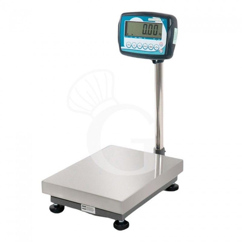 Báscula monocelular con capacidad de 30 kg y precisión de 10 g L 450 mm x P 350 mm x A 670 mm