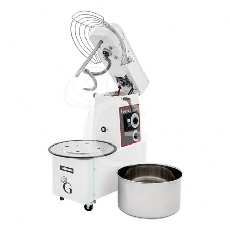Amasadora de espiral con cuba extraíble - 16 LT de capacidad - Monofásica 230 V - Velocidad variable Amasadora de espiral con cuba extraíble - 16 LT de capacidad - Monofásica 230 V - Velocidad variable