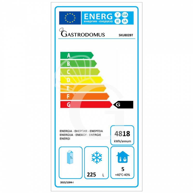 Clase de eficiencia energética G