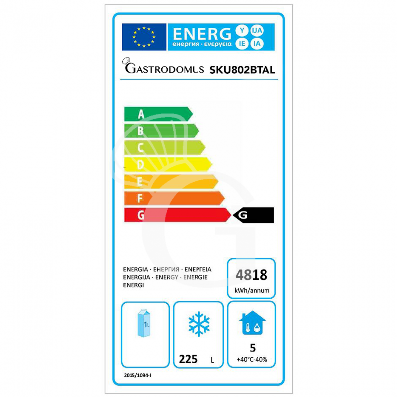 Clase de eficiencia energética G