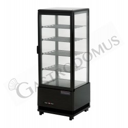 Vitrina Refrigerada ventilada Color negro para bebidas 98 LT +0°C/+12°C Clase de eficiencia energética C