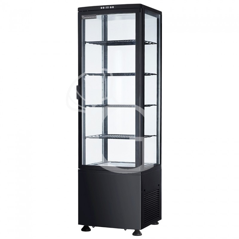 Vitrina Refrigerada ventilada para bebidas Color negro 235 LT 0°C/+12°C Clase de eficiencia energética B