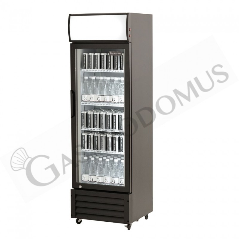Armario Refrigerado expositor ventilado para bebidas 0°C/+10°C LT 230 Color negro