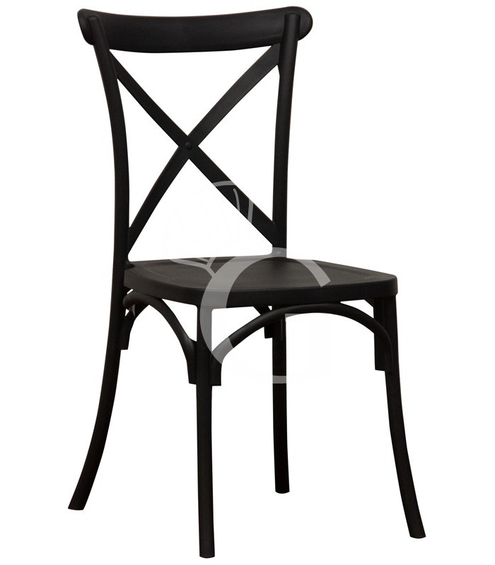 Silla Milly con estructura, asiento y respaldo de polipropileno