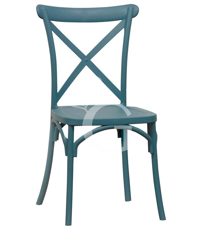 Silla Milly con estructura, asiento y respaldo de polipropileno