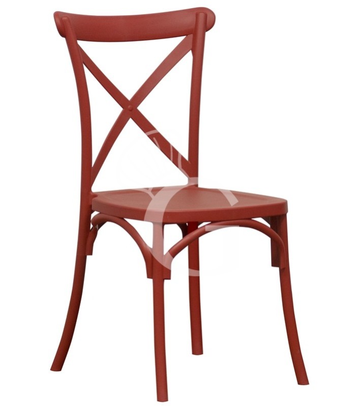 Silla Milly con estructura, asiento y respaldo de polipropileno