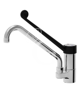 Grifo industrial monomando con asa de plástico serie SLIM - L 250 mm