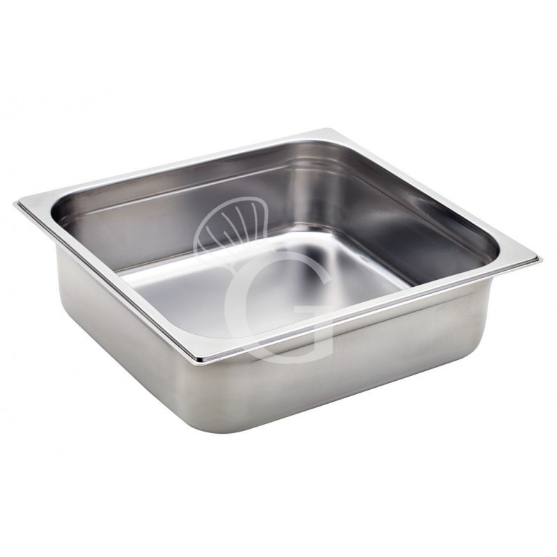 Cubeta de acero inoxidable GN2/3 L 353 mm X P 325 mm X A 100 mm 8,9 LT