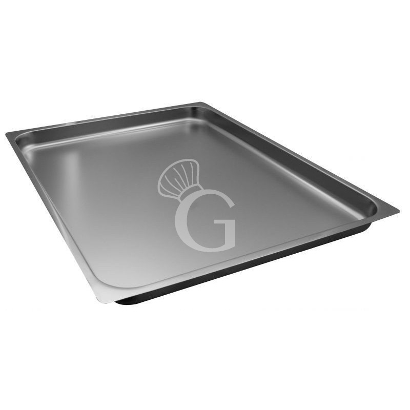 Cubeta de acero inoxidable GN2/1 L 650 mm x P 530 mm x A 20 mm, 6,5 LT
