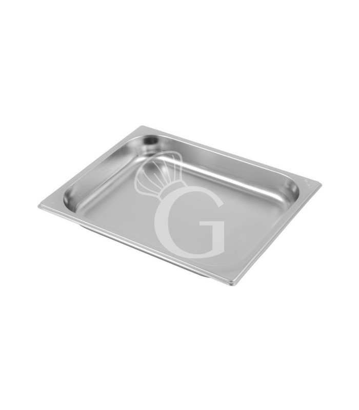 Cubeta de acero inoxidable GN1/2 L 325 mm X P 265 mm X A 40 mm 2,5 LT