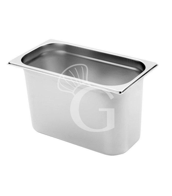 Cubeta de acero inoxidable GN1/3 L 325 mm X P 175 mm X A 200 mm, 8,1 LT
