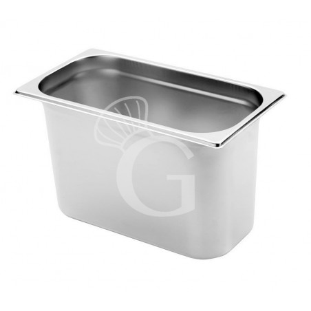Cubeta de acero inoxidable GN1/3 L 325 mm X P 175 mm X A 200 mm, 8,1 LT Cubeta de acero inoxidable GN1/3 L 325 mm X P 175 mm X A 200 mm, 8,1 LT
