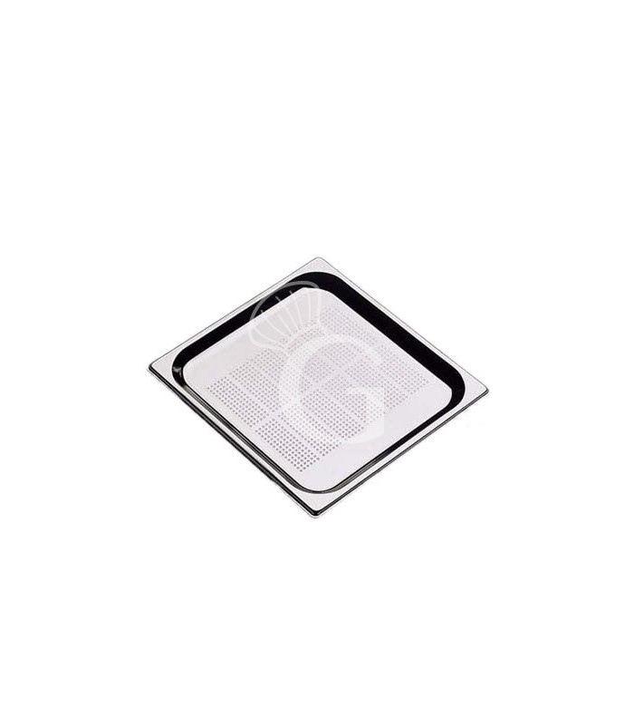Cubeta perforada de acero inoxidable GN2/3 L 353 mm X P 325 mm X A 200 mm 19,3 LT