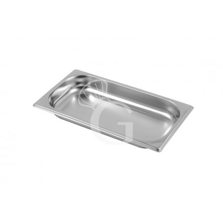 Cubeta de acero inoxidable GN1/3 L 325 mm X P 175 mm X A 40 mm, 1,5 LT Cubeta de acero inoxidable GN1/3 L 325 mm X P 175 mm X A 40 mm, 1,5 LT