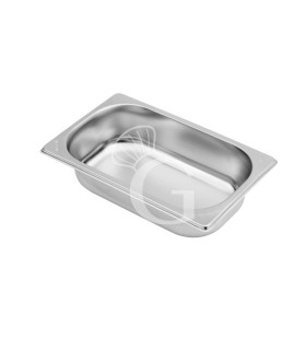 Cubeta de acero inoxidable GN1/4 L 265 mm X P 162 mm X A 65 mm, 1,9 LT