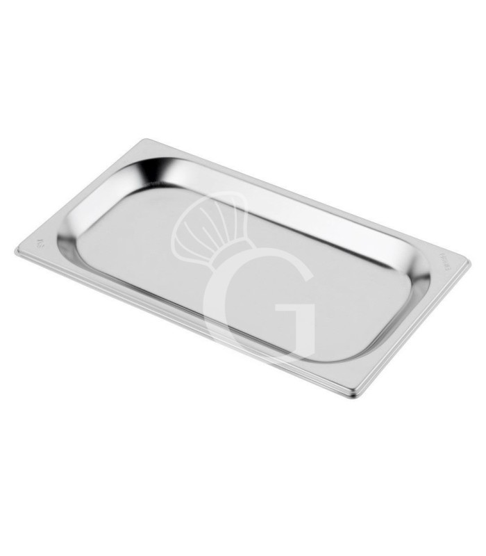 Cubeta de acero inoxidable GN1/4 L 265 mm X P 162 mm X A 20 mm, 0,5 LT