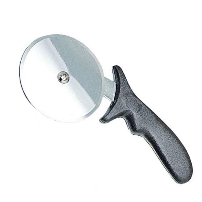 Rueda para cortar pizza, acero inoxidable, Diámetro 100 mm y Longitud de la hoja 240 mm