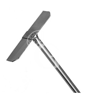 Rastrillo de acero inoxidable para horno de leña - A 1700 mm