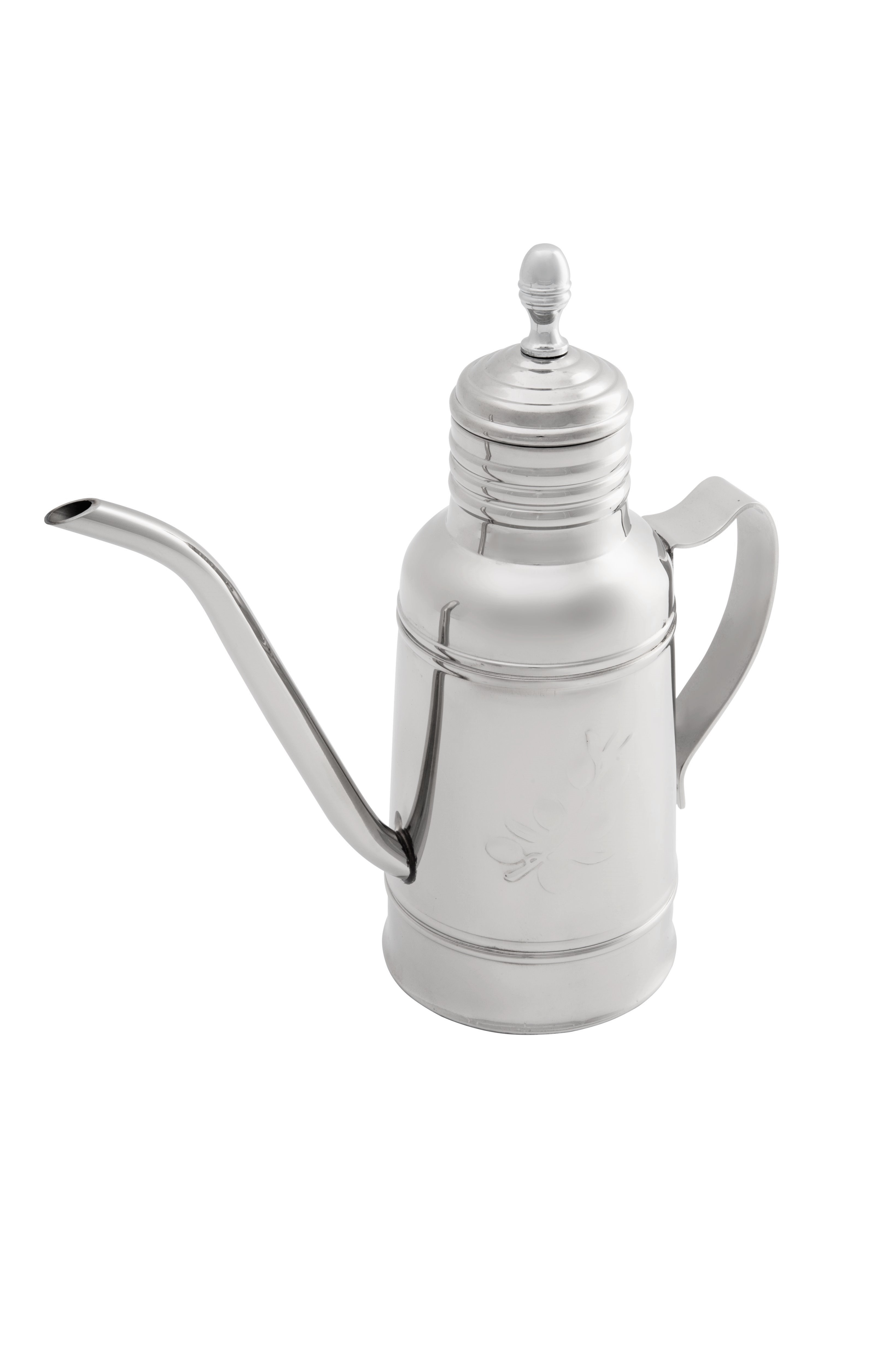 Aceitera friulana de acero inoxidable 0,75 LT