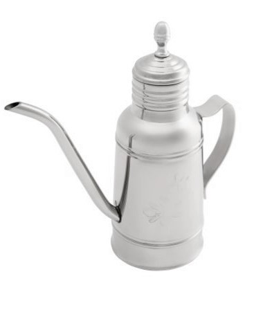 Aceitera friulana de acero inoxidable 1,50 LT