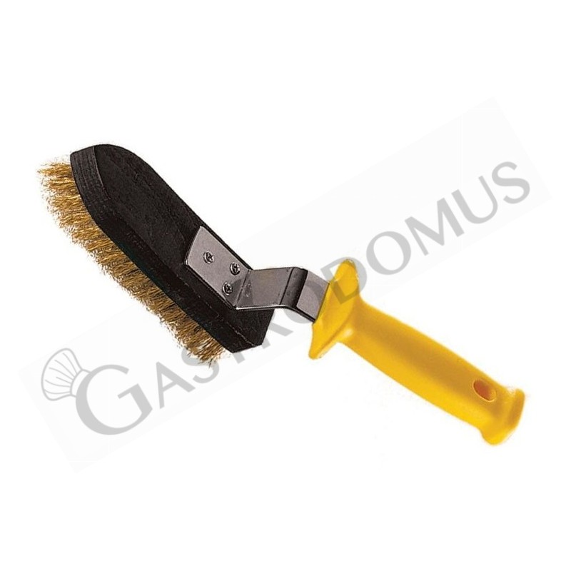 Cepillos de latón para parrillas y planchas de dimensiones 60 X 280 X A130 mm Cepillos de latón para parrillas y planchas de dimensiones 60 X 280 X A130 mm