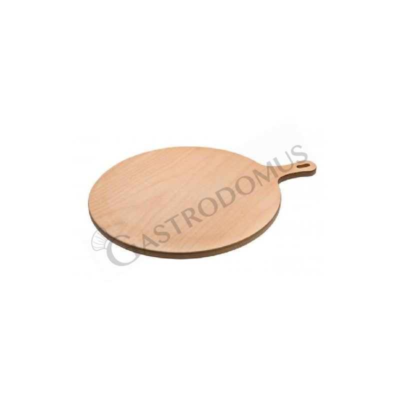 Tabla de cortar redonda de madera de 360 mm de diámetro