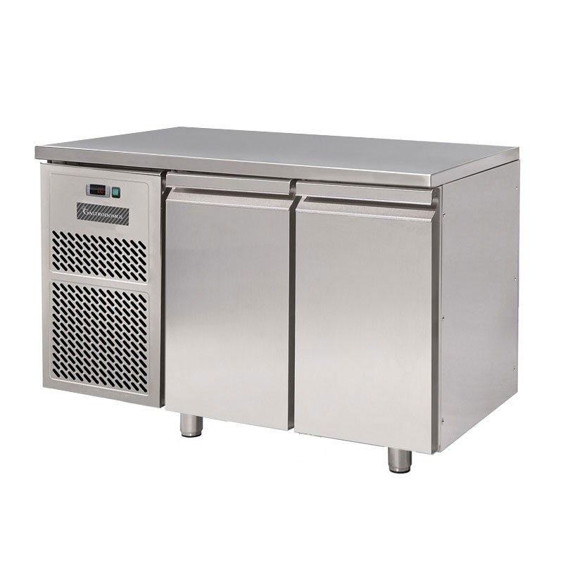 Mesa refrigerada 2 puertas, prof.  700 mm -18°C/-22°C, motor a la izquierda, clase energética G