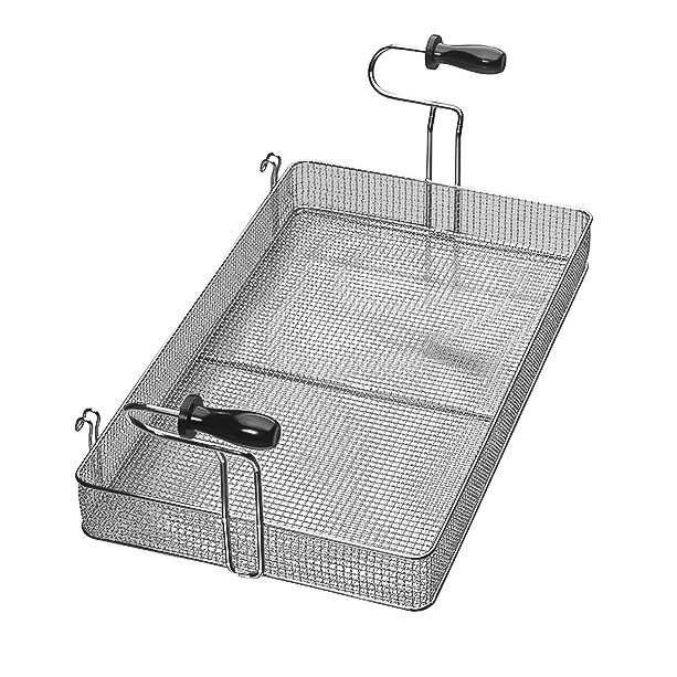 Cesta 575 x 302 x 70 mm para freidora a gas de 21 litros de capacidad