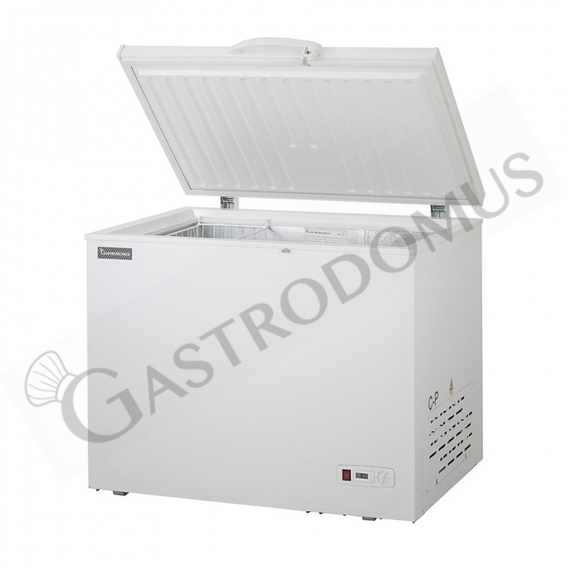 Arcón Congelador 370 LT, Temperatura -18°C, Clase de eficiencia energética F