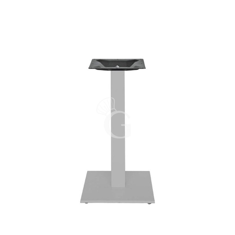 Base de hierro fundido pintado 550x550, altura 720 mm