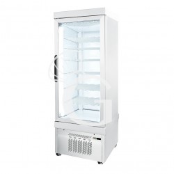 Vitrina Refrigerada expositora de pastelería estática 400 LT, -15°C/-25°C, puerta de vidrio