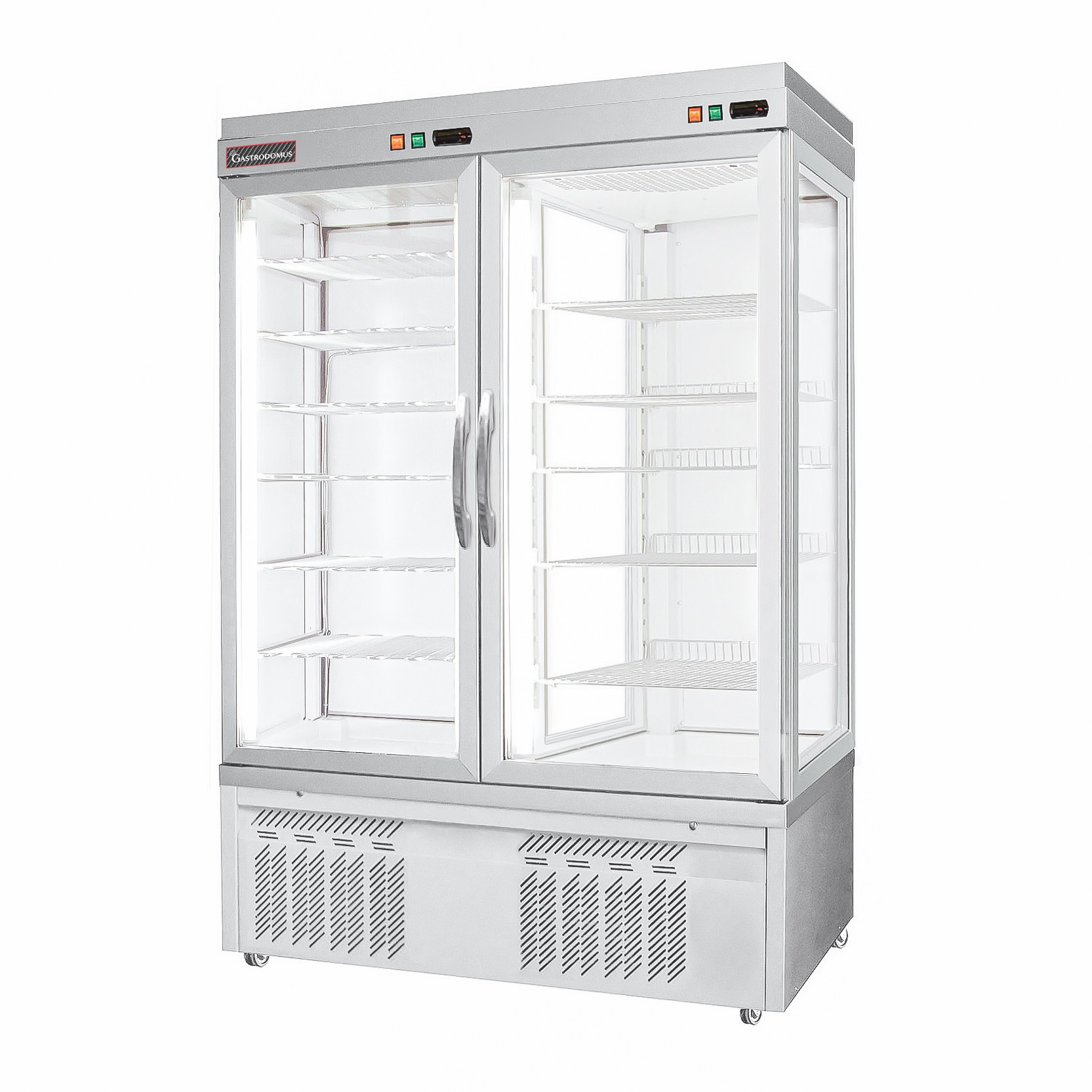 Vitrina Refrigerada expositiva estática para pastelería 855 LT +2°C/+10°C 2 puertas de vidrio