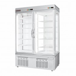 Vitrina Expositora refrigerada ventilada para pastelería 810 LT -25°C/+5°C 1 lado de vidrio 2 Puertas