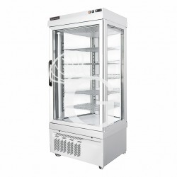 Vitrina Refrigerada expositora para pastelería 595 LT -25°C/+5°C 4 Lados de vidrio