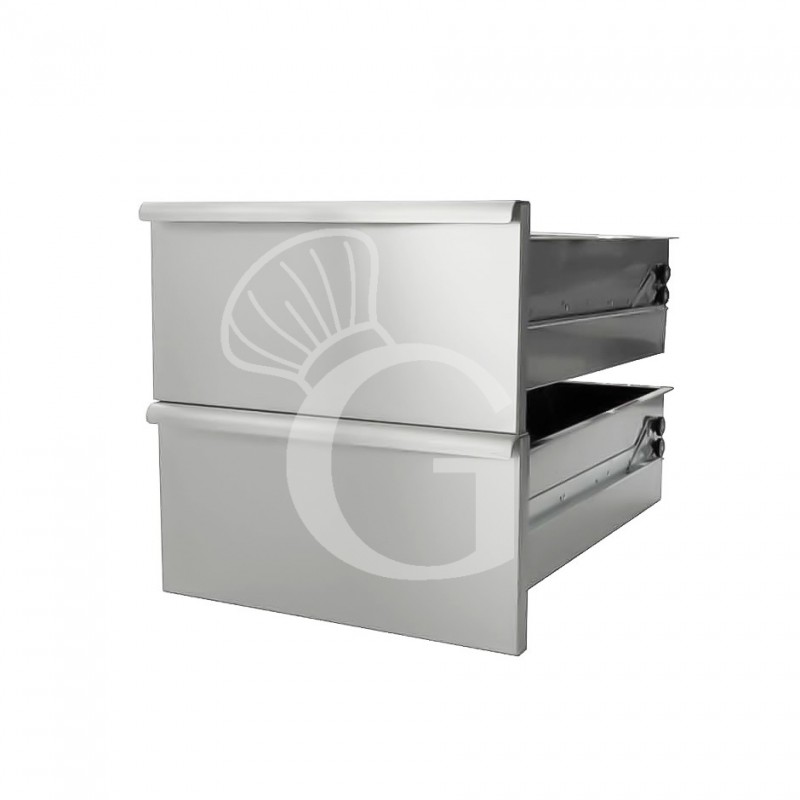 Dos cajones para mueble y armario 400 mm