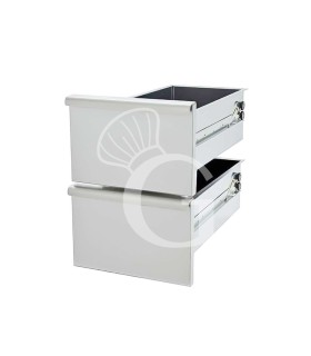 Dos cajones para mueble de 300 mm - L 300 mm x P 490 mm x A 400 mm