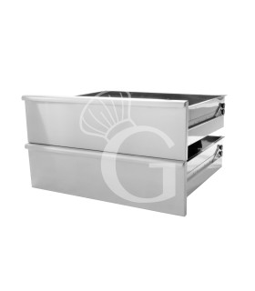 Dos cajones para mueble y armario 700 mm