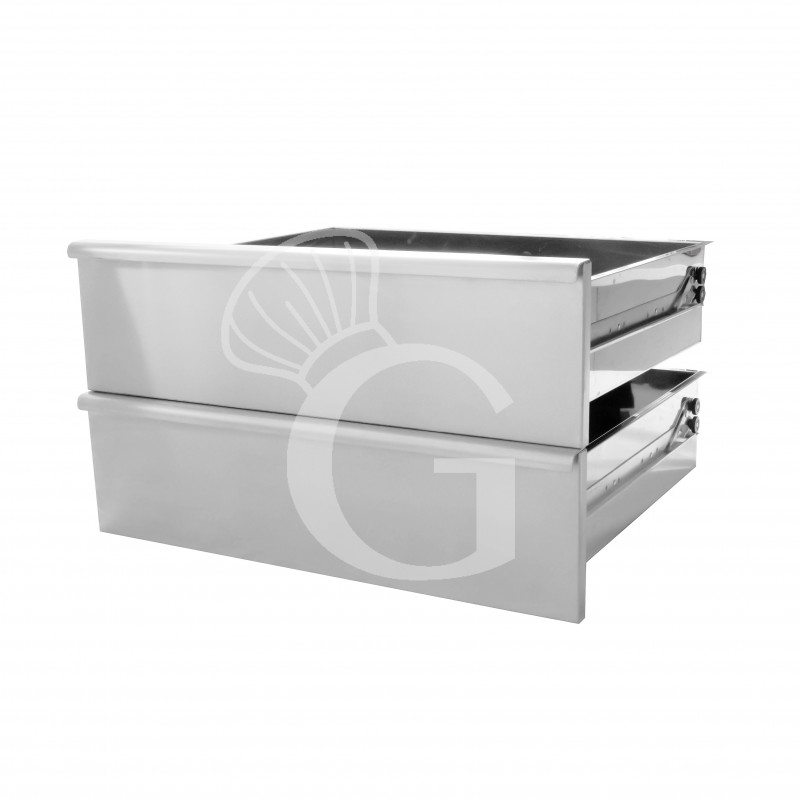 Dos cajones para mueble y armario 700 mm