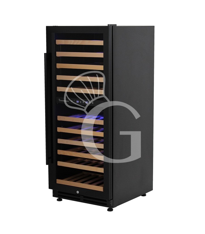 Vinoteca empotrable ventilada doble temperatura 280 LT 11 estantes 121 botellas +5°C/+22°C