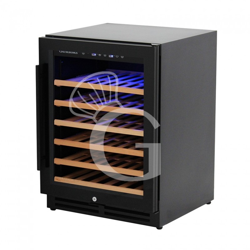 Vinoteca empotrable ventilada 150 LT 6 estantes 46 botellas +5°C/+22°C