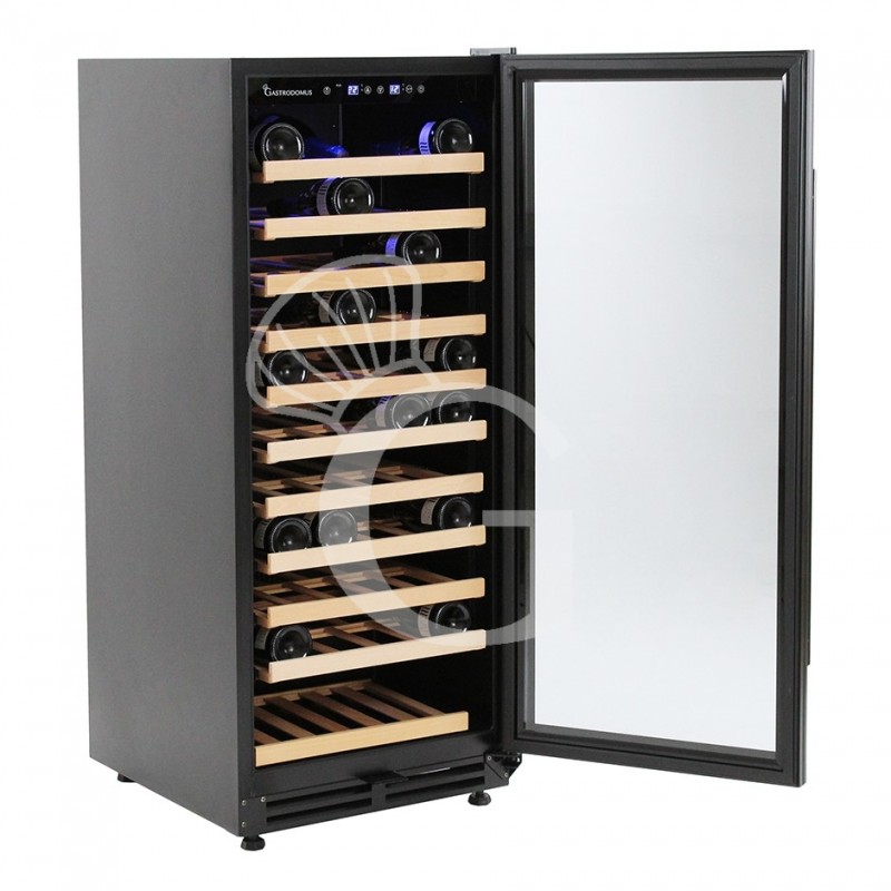 Vinoteca empotrable ventilada 280 LT 11 estantes 121 botellas +5°C/+22°C