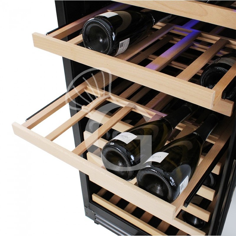 Vinoteca empotrable ventilada 280 LT 11 estantes 121 botellas +5°C/+22°C