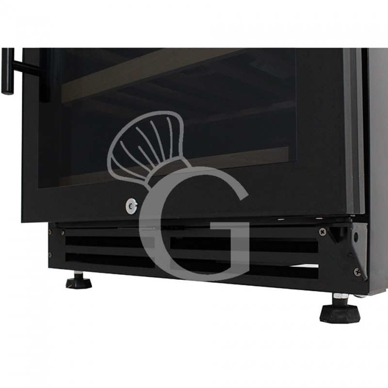 Vinoteca empotrable ventilada doble temperatura 280 LT 11 estantes 121 botellas +5°C/+22°C